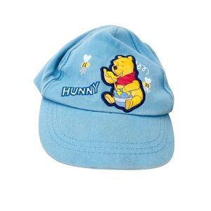 90’s Disney Light Blue Winnie the Pooh “Hunny” Baby Baseball Cap Size 0-24 M